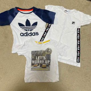 アディダス(adidas)の男の子半袖90センチ　3枚まとめ売り(Tシャツ/カットソー)