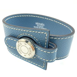 エルメス レザーブレスレット(ブルー・ネイビー/青色系)の通販 19点