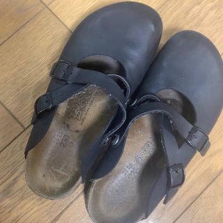 ビルケンシュトック(BIRKENSTOCK)の訳あり ビルケンシュトック サボ 23 黒 即購入可 商談中(スニーカー)