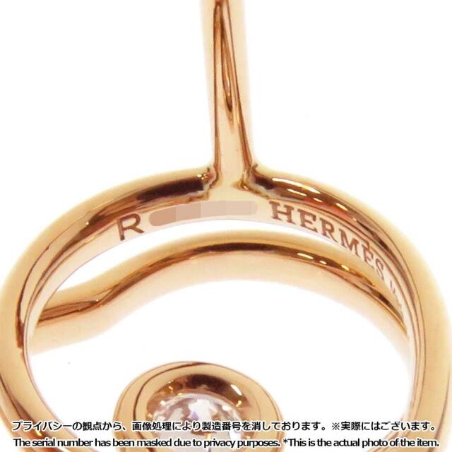 Hermes(エルメス)のエルメス ピアス ヴェルティージュ・クールTPM ダイヤ 0.11ct K18PG HERMES ジュエリー レディースのアクセサリー(ピアス)の商品写真