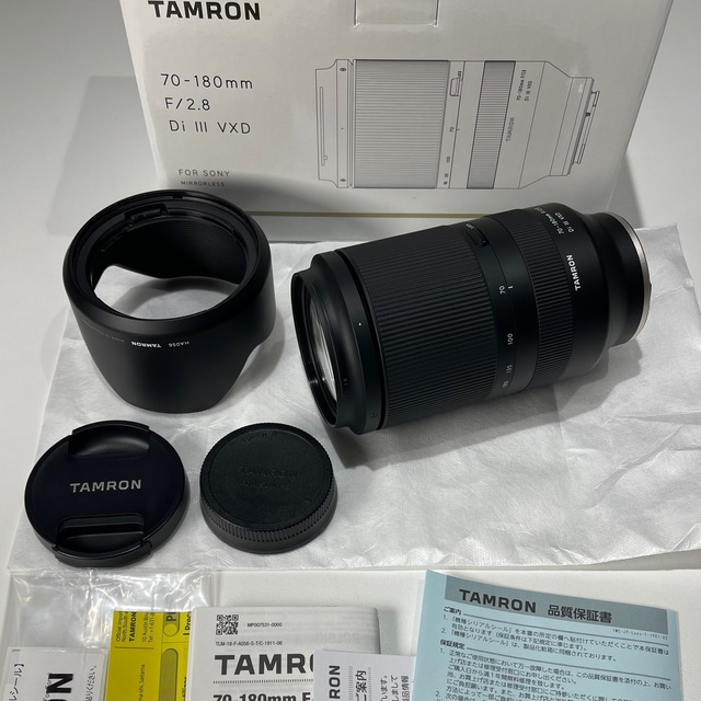 タムロン 70-180mm F/2.8 Di III VXD Eマウント用