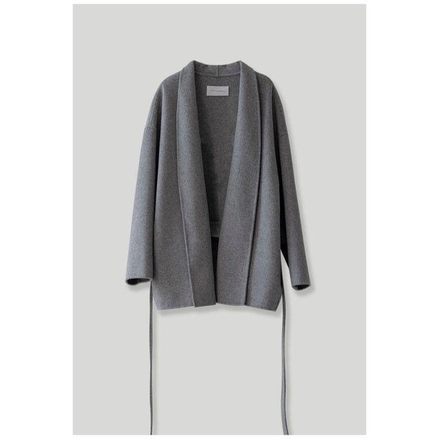 DEUXIEME CLASSE(ドゥーズィエムクラス)のNa.e コートAllure Coat Gray 2021AW 新品 レディースのジャケット/アウター(その他)の商品写真