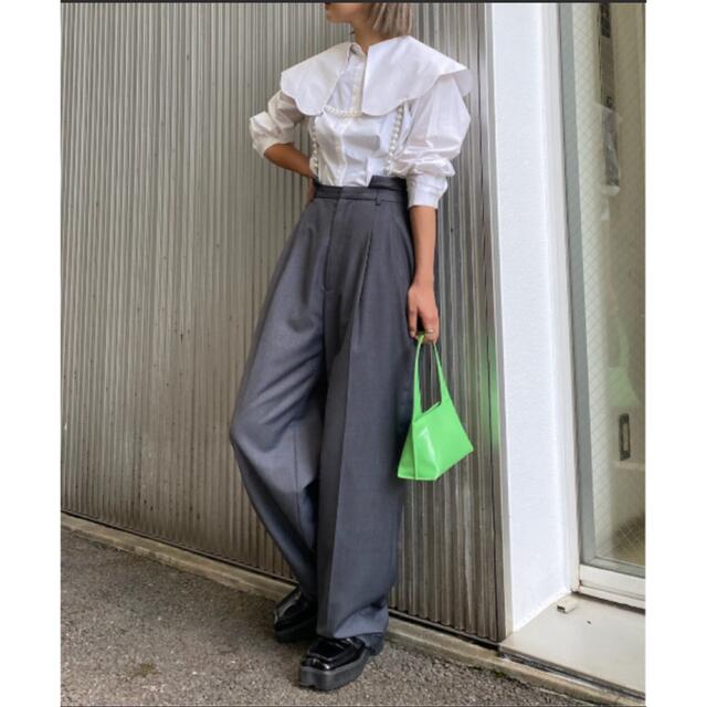 AMERI アメリ BIG COLLAR TUCK SHIRT シャツ ブラウス