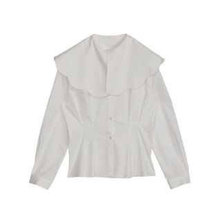 AMERI アメリ BIG COLLAR TUCK SHIRT シャツ ブラウス