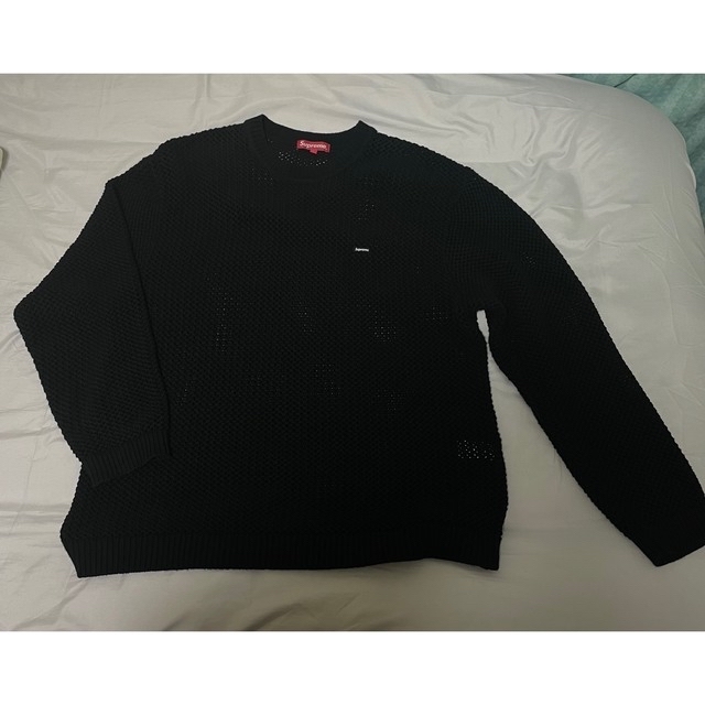 supreme open knit small box sweater L 【2022A/W新作☆送料無料