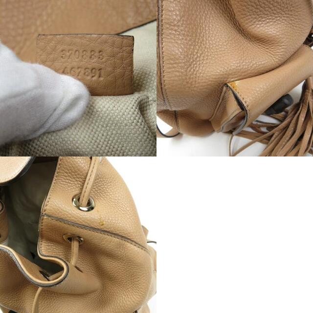 極美品 GUCCI グッチ タッセル バックパック リュック・デイパック