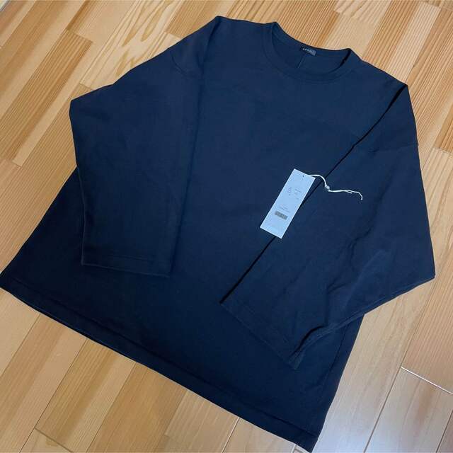 COMOLI 22AW フットボールTシャツ NAVY 3Tシャツ/カットソー(七分/長袖)