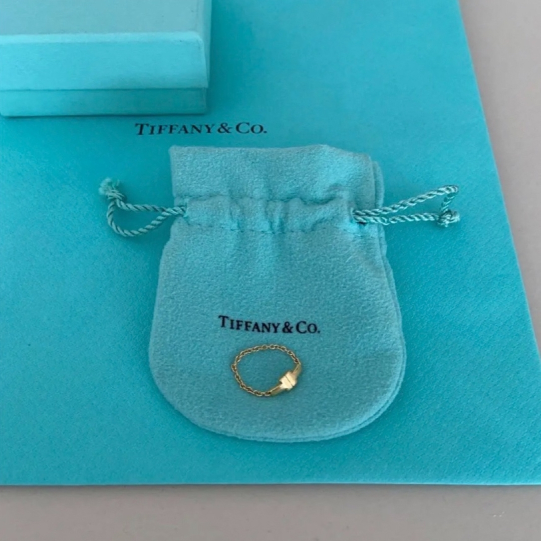 ランキング上位のプレゼント Tiffany & イエローゴールド K18YG 8.5号