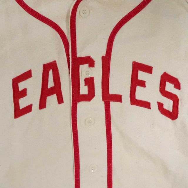 wilson(ウィルソン)のウイルソン Houston Eagles Negro Leagues ニグロリーグ 1949-50 ユニフォーム ＃9 M M 野球 レトロ ヴィンテージ スポーツ/アウトドアの野球(ウェア)の商品写真