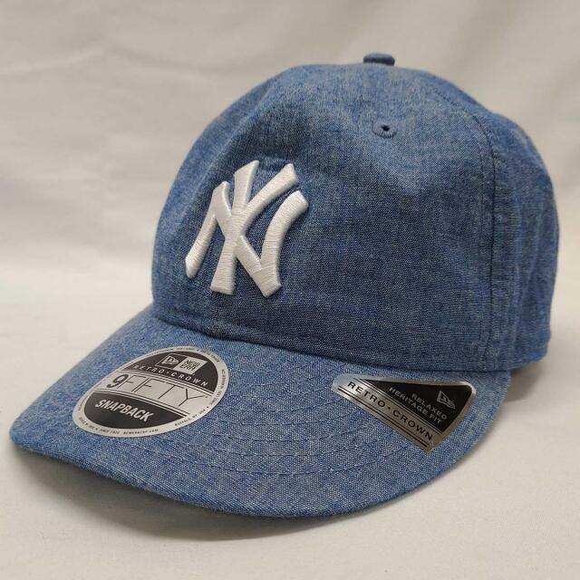 NEW ERA(ニューエラー)のニューエラ ニューヨーク ヤンキース 9FIFTY SNAPBACK RETRO CROWN RELAXED HERITAGE FIT メンズ キャップ 帽子 スポーツ/アウトドアの野球(記念品/関連グッズ)の商品写真