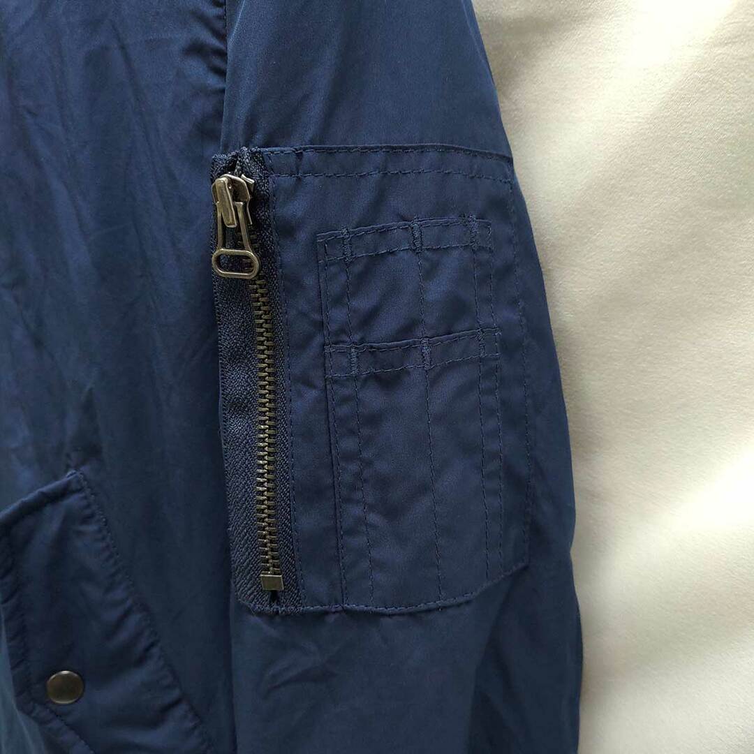 UNITED ARROWS(ユナイテッドアローズ)のユナイテッドアローズ 中綿 パテッド PADDED MA-1 ジャケット ボンバー フライト M ネイビー メンズ メンズのジャケット/アウター(その他)の商品写真