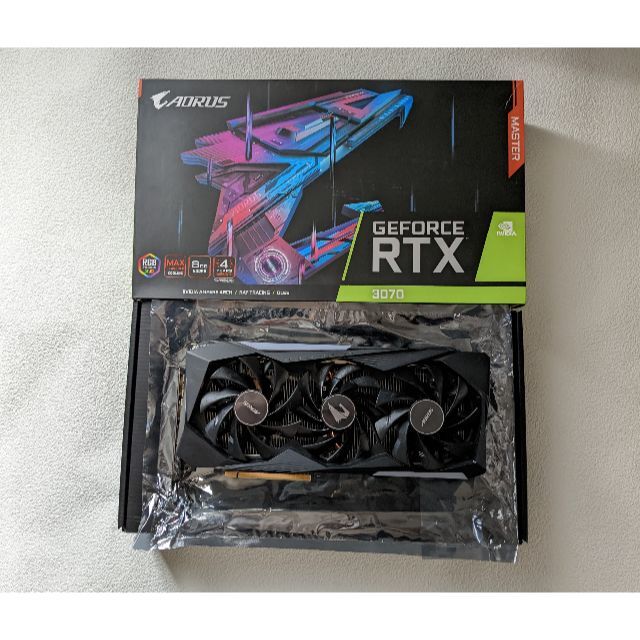 GIGABYTE RTX3070 MASTER 8G GV-N3070AORUS