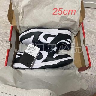 ナイキ(NIKE)のNIKE DUNK W LOW パンダ　25cm(スニーカー)