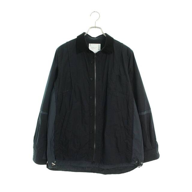 sacai - サカイ 21-02583M/Cotton Poplin Shirt コットンポプリンシャツジップアップブルゾン メンズ 1
