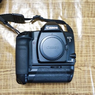 キヤノン(Canon)のCanon EOS3 カメラボディ とパワードライブブースター E1のセット(フィルムカメラ)