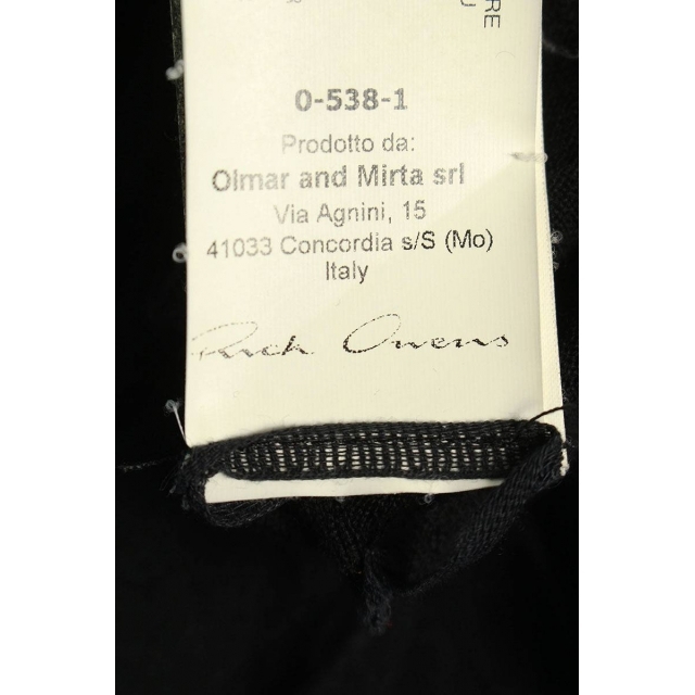 Rick Owens - リックオウエンス ハイネックウールニット メンズ Sの ...