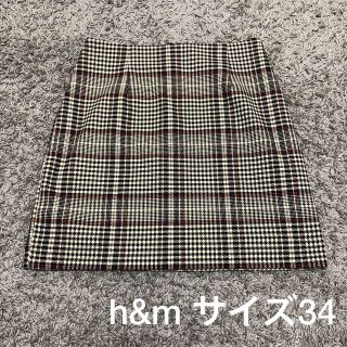 エイチアンドエム(H&M)のh&m ミニスカート　スカート　チェック　プチプラ　良品(ミニスカート)