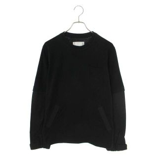 サカイ(sacai)のサカイ 21-02588M ナイロン切替コットンロングスリーブ長袖カットソー メンズ 1(Tシャツ/カットソー(七分/長袖))