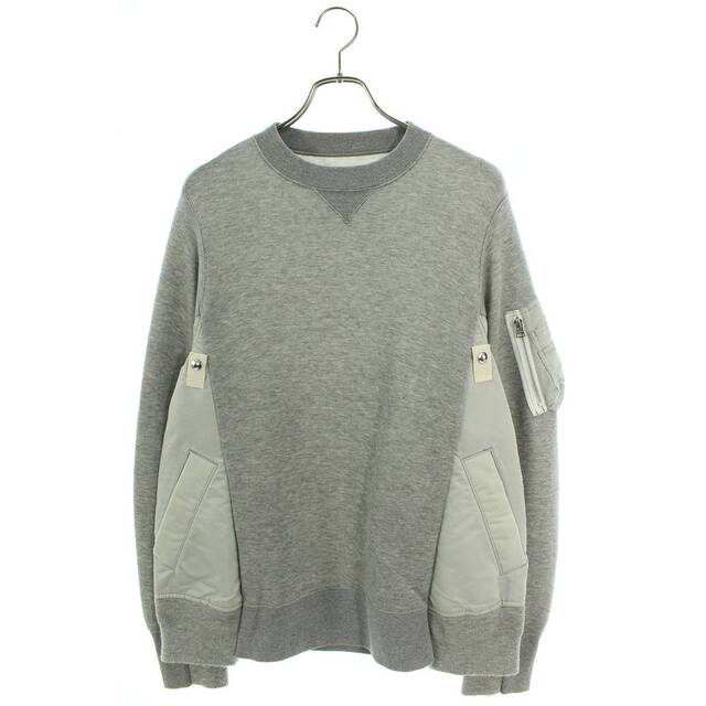 sacai - サカイ SCM-032 MA-1切替クルーネックスウェット メンズ sacai - サカイ SCM-032 MA-1切替クルーネックスウェット メンズ
