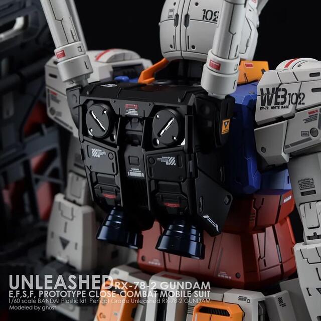 PG UNLEASHED ガンダムRX-78-2用蛍光水転写式デカール3枚セット PG UNLEASHED ガンダムRX-78-2用蛍光水転写式デカール3枚セット