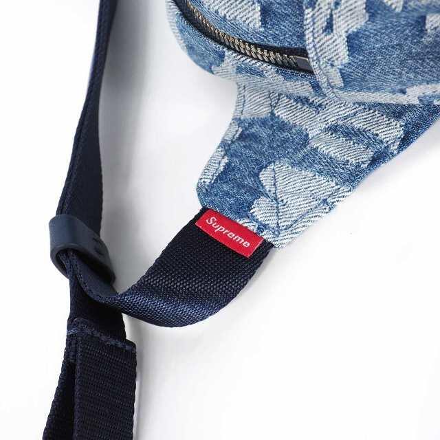 Supreme(シュプリーム)のシュプリーム SUPREME 22SS ジャガードデニム ウエストバッグ 青 メンズのバッグ(ショルダーバッグ)の商品写真