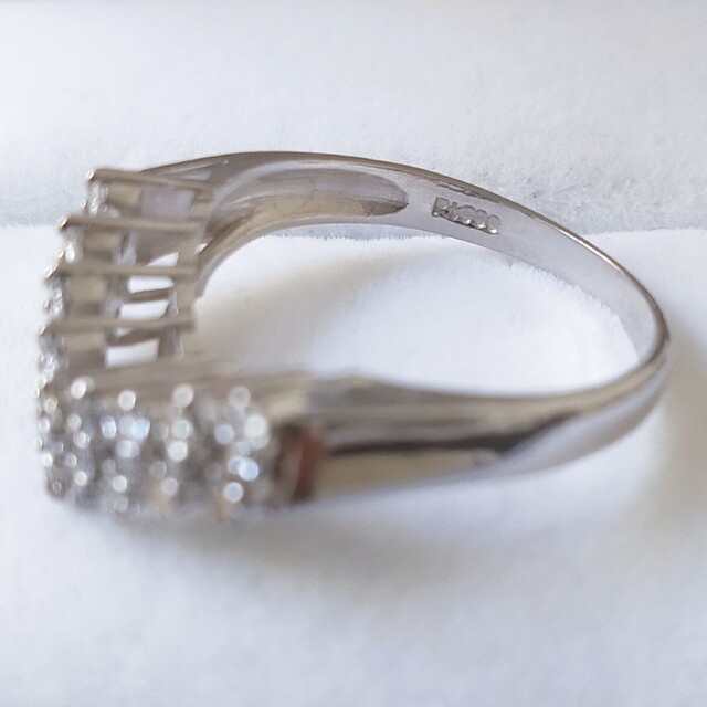 ダイヤモンド V字 リング Pt900 0.50ct 4.9g | diamundialfuturos