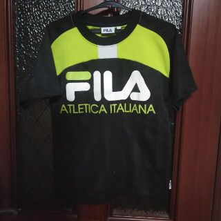 フィラ(FILA)の140サイズ半袖Tシャツ　フィラ　FILA　黒×黄色(Tシャツ/カットソー)