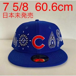 NEW ERA - ツバ裏グレー New Era 5/8 Cap ニューエラ カブス キャップ