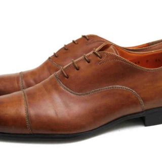 サントーニ(Santoni)のサントーニ／Santoni シューズ ビジネスシューズ 靴 ビジネス メンズ 男性 男性用レザー 革 本革 ブラウン 茶  11011 49 内羽根式 ストレートチップ(ドレス/ビジネス)