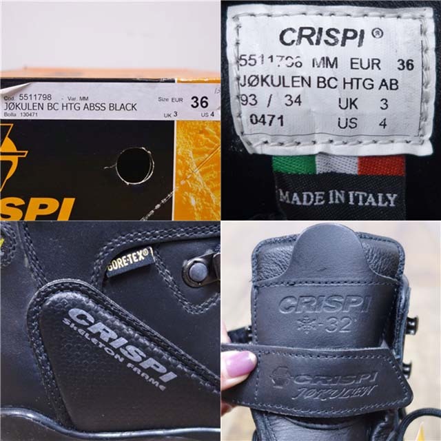 未使用 クリスピー CRISPI BCクロカン スキーブーツ GORE-TEX 未使用 クリスピー CRISPI BCクロカン スキーブーツ GORE-TEX
