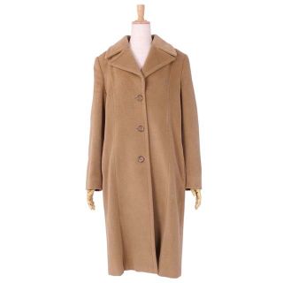 マックスマーラ(Max Mara)の美品 マックスマーラ Max Mara コート ウール アンゴラ ロングコート レディース アウター JI44 USA10 FB42(L相当) ベージュ(その他)