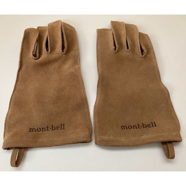 mont bell(モンベル)の新品・未使用品　モンベル　レザー キャンプグローブ スポーツ/アウトドアのアウトドア(ストーブ/コンロ)の商品写真