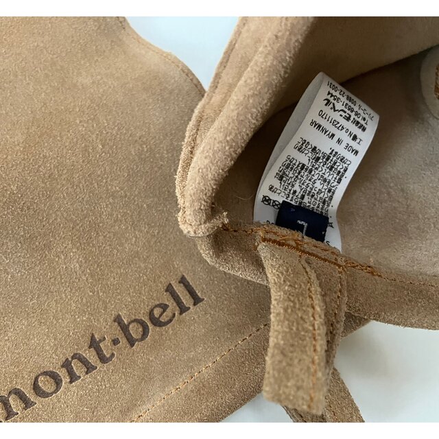 mont bell(モンベル)の新品・未使用品　モンベル　レザー キャンプグローブ スポーツ/アウトドアのアウトドア(ストーブ/コンロ)の商品写真