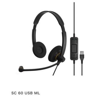 ゼンハイザー(SENNHEISER)の★SENNHEISER SC60 USB ML 両耳式USBヘッドセット★(PC周辺機器)