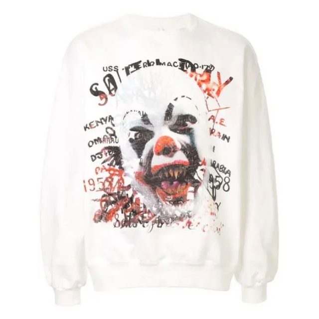 doublet "HORROR"EMBROIDERY SWEAT【希少品】