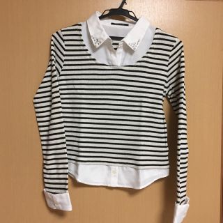 ワンウェイ(one*way)のone＊way♡ボーダーカットソー⭐︎新品(カットソー(長袖/七分))