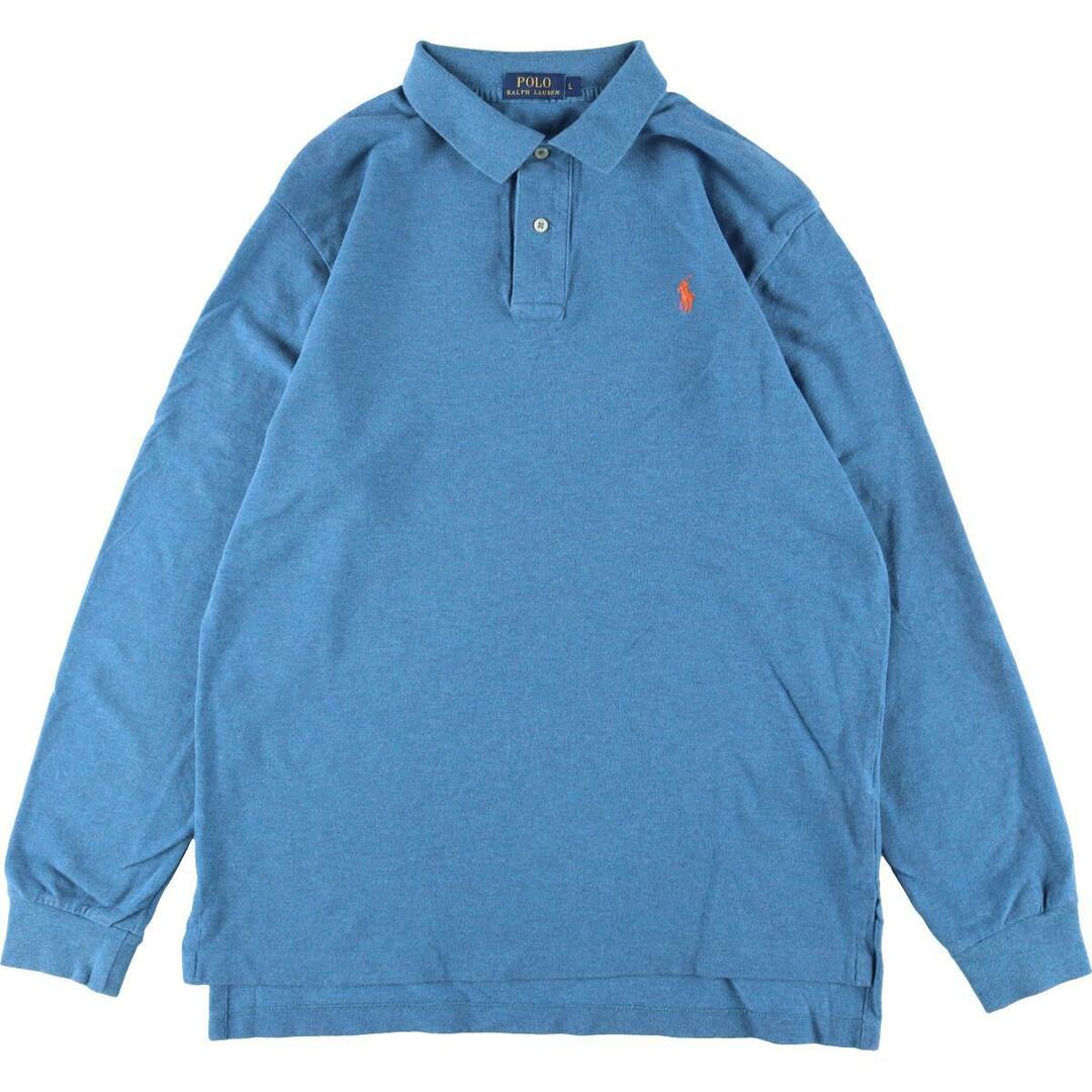 Ralph Lauren(ラルフローレン)の古着 ラルフローレン Ralph Lauren POLO RALPH LAUREN 長袖 ポロシャツ メンズL /eaa292976 メンズのトップス(ポロシャツ)の商品写真