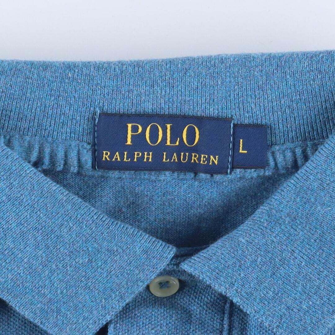 Ralph Lauren(ラルフローレン)の古着 ラルフローレン Ralph Lauren POLO RALPH LAUREN 長袖 ポロシャツ メンズL /eaa292976 メンズのトップス(ポロシャツ)の商品写真