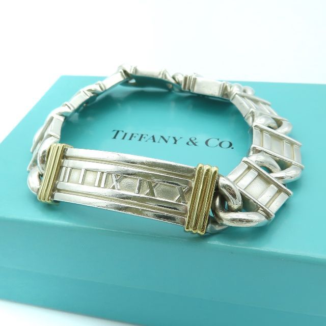 Tiffany & Co. - ティファニー アトラス ワイド チェーン コンビ ブレスレット SS46