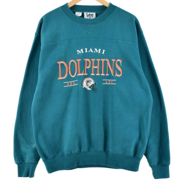 リー Lee SPORT NFL MIAMI DOLPHINS マイアミドルフィンズ スウェットシャツ トレーナー メンズL /eaa286834