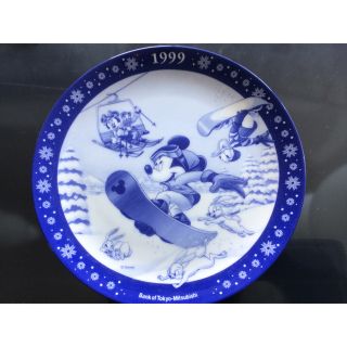 ディズニー(Disney)の【非売品】ミッキーマウス皿1999年(ノベルティグッズ)