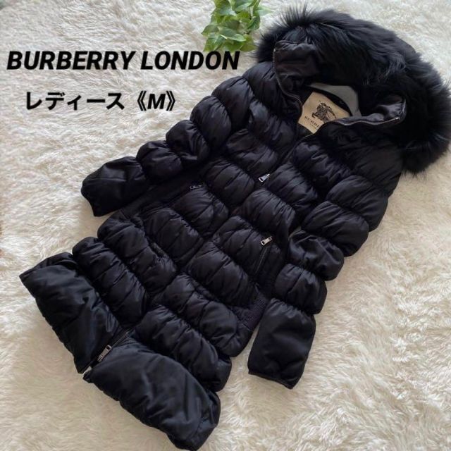 春早割 BURBERRY - 黒 【極美品】現行バーバリーロンドン ロングダウン