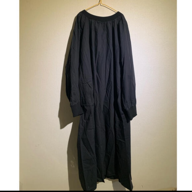 アデペシュ　ブラックワンピース　羽織り レディースのワンピース(ロングワンピース/マキシワンピース)の商品写真