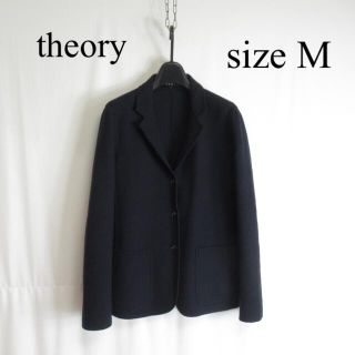 セオリー(theory)の専用 2点セット theory ニット ジャケット M セオリー 紺 ブレザー(テーラードジャケット)