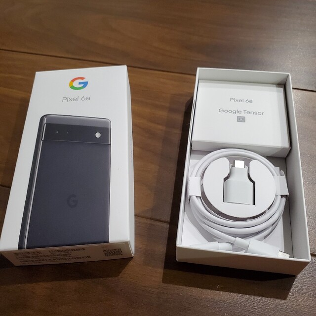 Google Pixel(グーグルピクセル)のGoogle Pixel 6a 128GB Charcoal (ブラック) スマホ/家電/カメラのスマートフォン/携帯電話(スマートフォン本体)の商品写真