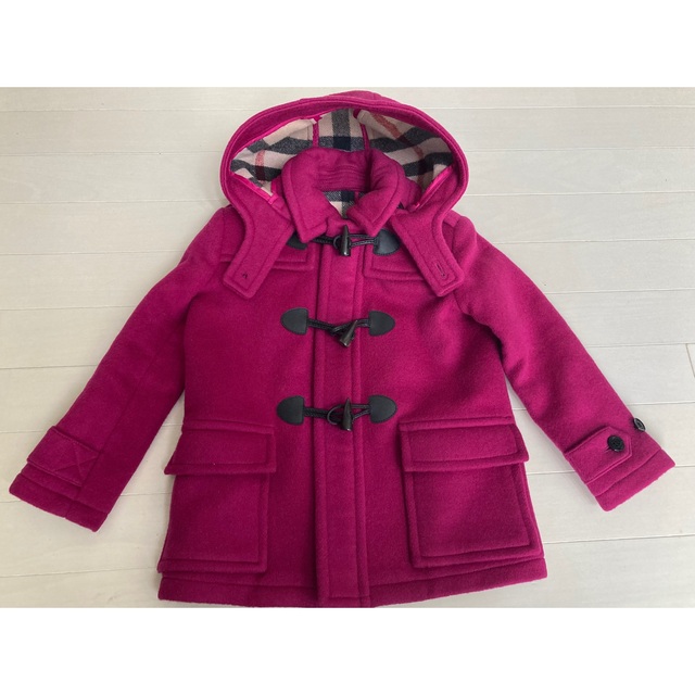 BURBERRY(バーバリー)の美品★バーバリー★104cm/4Y ダッフルコート　女の子 キッズ/ベビー/マタニティのキッズ服女の子用(90cm~)(コート)の商品写真