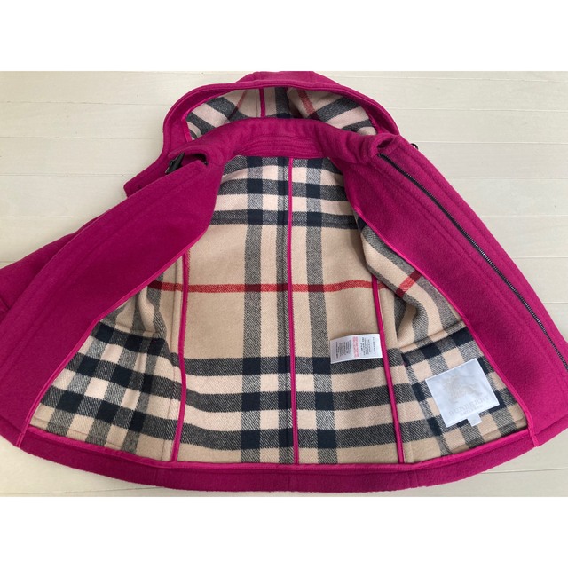 BURBERRY(バーバリー)の美品★バーバリー★104cm/4Y ダッフルコート　女の子 キッズ/ベビー/マタニティのキッズ服女の子用(90cm~)(コート)の商品写真