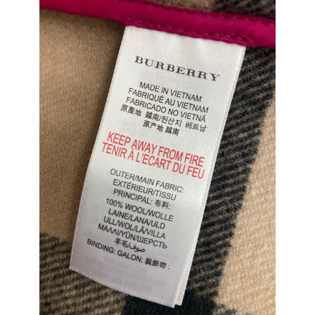 BURBERRY(バーバリー)の美品★バーバリー★104cm/4Y ダッフルコート　女の子 キッズ/ベビー/マタニティのキッズ服女の子用(90cm~)(コート)の商品写真