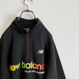 ニューバランス(New Balance)の古着　ニューバランス　ハーフジッププルオーバー　Ｍ　ラグランスリーブ(その他)