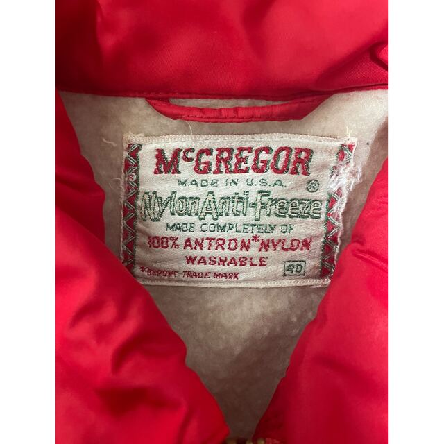 50sUSA製McGREGOR Nylon Anti-Freezeレッド40 2